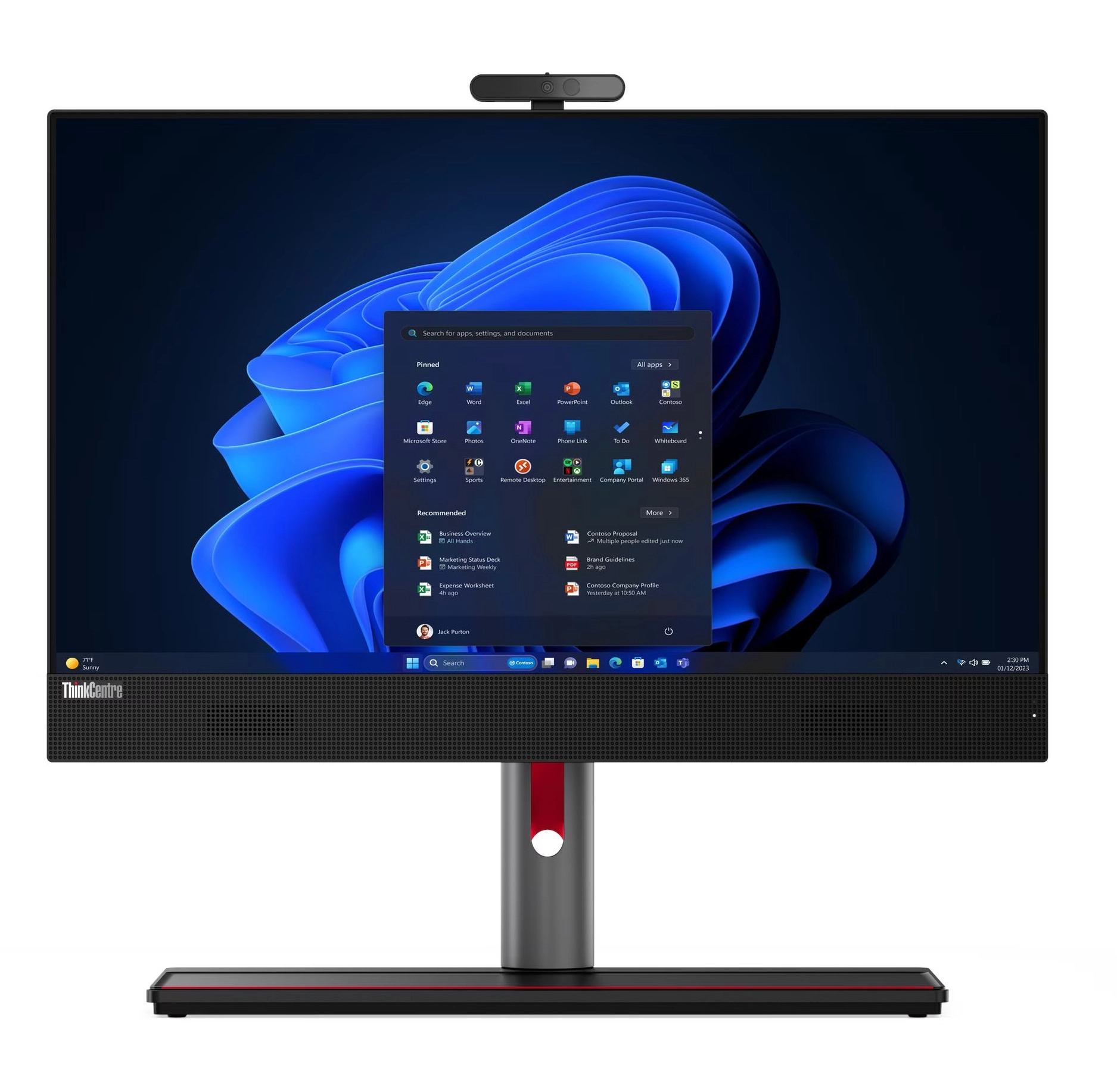 Komputer Lenovo ThinkCentre M90a Gen 5 i5-14500 23,8" 16GB RAM 512GB Dysk SSD Win11 Pro Czarny