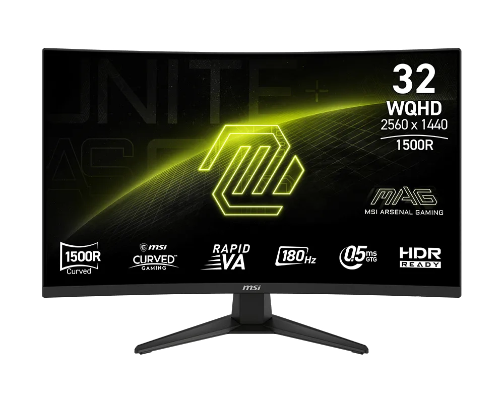 Monitor MSI MAG 321CQF E18  32" 2K Rapid VA 180Hz 0,5ms Zakrzywiony Gamingowy