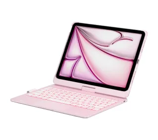 Typecase Flexbook Touch z klawiaturą do iPad Air 11" M2 2024 / M3 2025 / M4 2026 Jasno różowy
