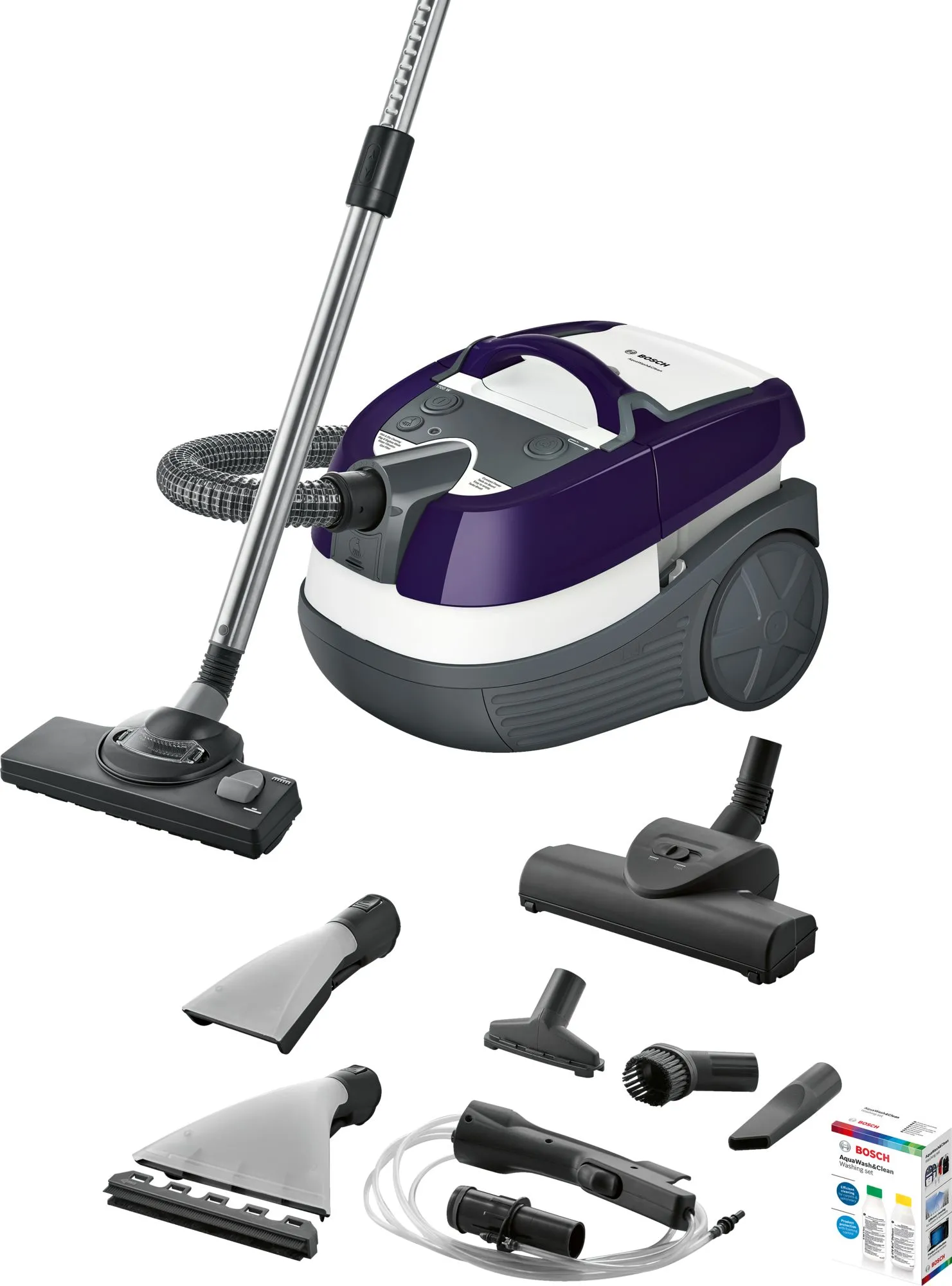 Odkurzacz Bosch AquaWash&Clean BWD41740 1700W Turboszczotka Ssawka do prania dywanów
