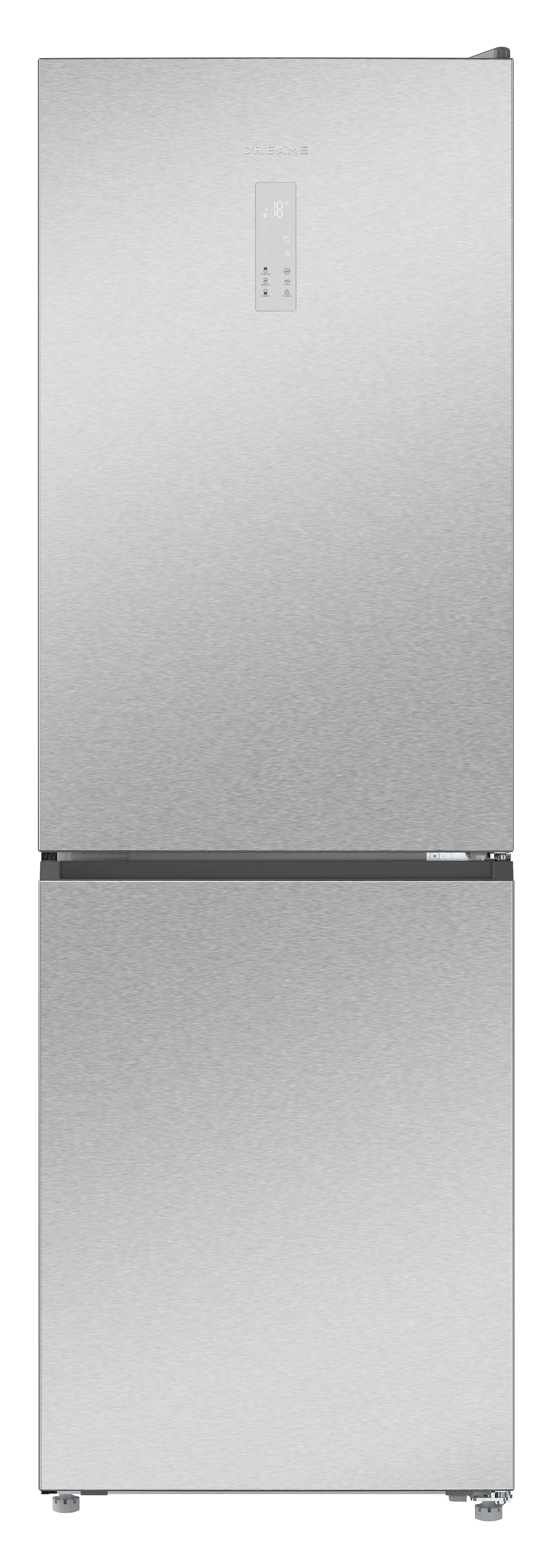 Lodówka Dreame DRB400WMBDEU Pełny No Frost 185cm Komora świeżości Stalowy