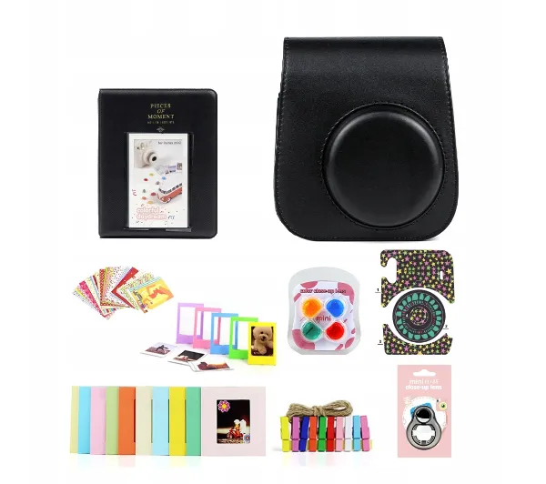 Pokrowiec LoveInstant Zestaw 8w1 Instax Mini 11 Czarny