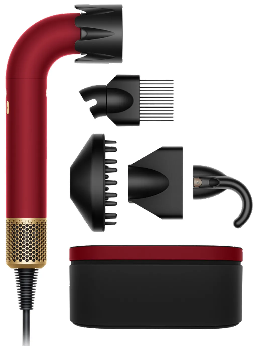 Suszarka do włosów Dyson Supersonic r Curly+Coily 176922-01 Jonizacja Zimny nawiew 3 prędkości 4 temperatury