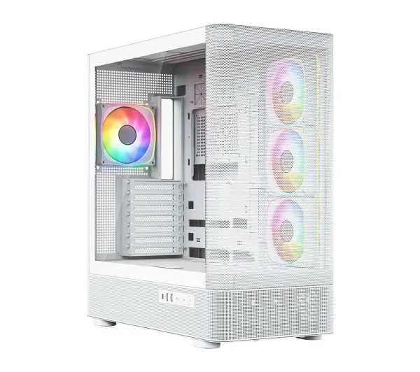 MODECOM Volcano AQ300 ARGB Biały