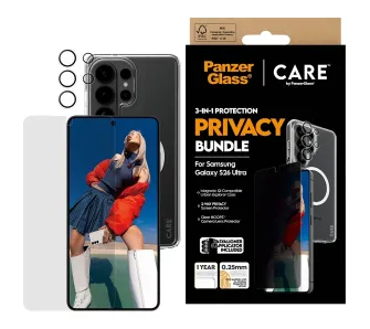 Zestaw ochronny PanzerGlass Privacy 3w1 Etui+Szkło+Lens do Samsung Galaxy S26 Ultra