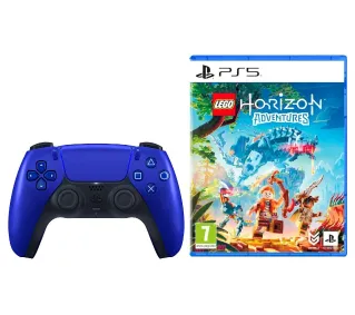 Sony DualSense do PS5 Bezprzewodowy Wieczorny kobalt + Gra LEGO Horizon Adventure