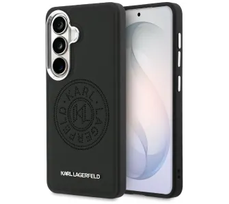 Etui Karl Lagerfeld Perforated KL MagSafe do Galaxy S26+ Czarny