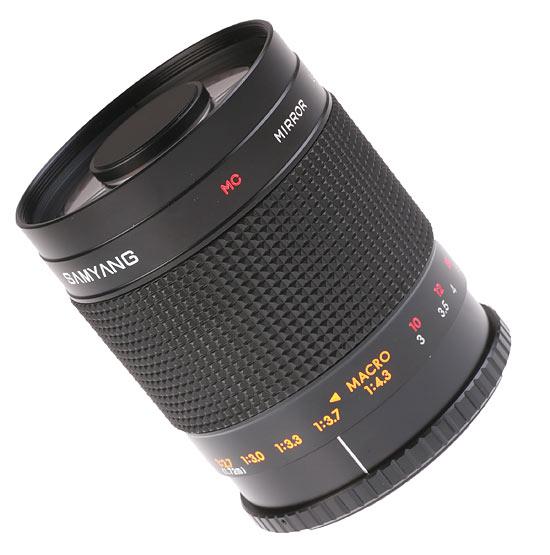 Samyang 500mm Mirror F8.0 + adapter T2 Sony NEX