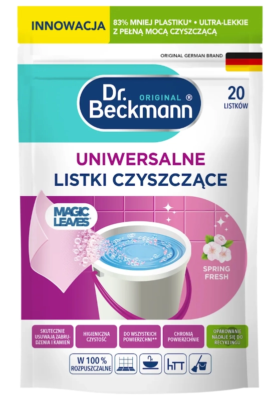 Chusteczki czyszczące Dr. Beckmann Uniwersalne Spring Fresh 20szt.