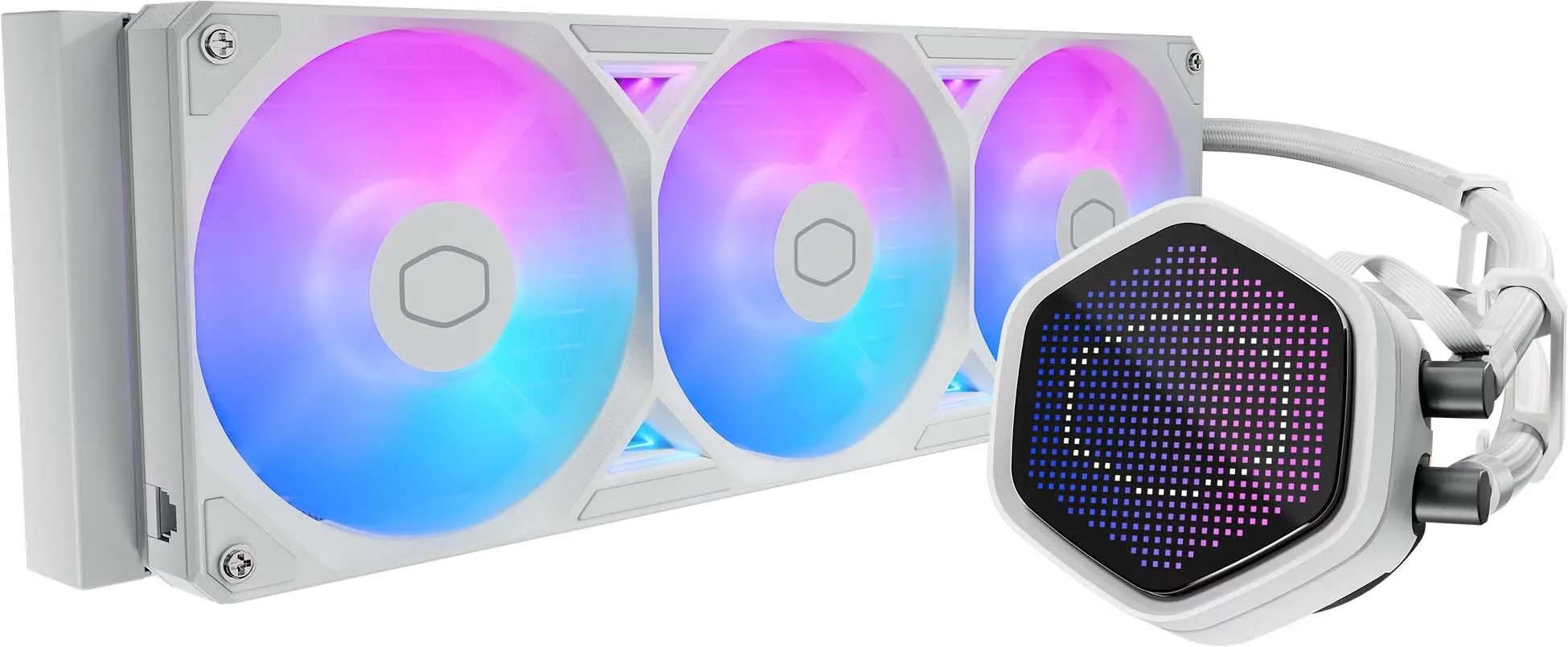 Chłodzenie Cooler Master MasterLiquid Atmos II Pixel LED 360 Biały