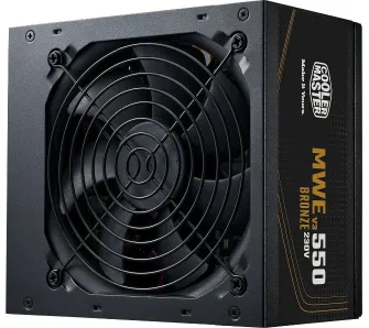 Zasilacz Cooler Master MWE Bronze V3 230V 550W 80+ Bronze Czarny