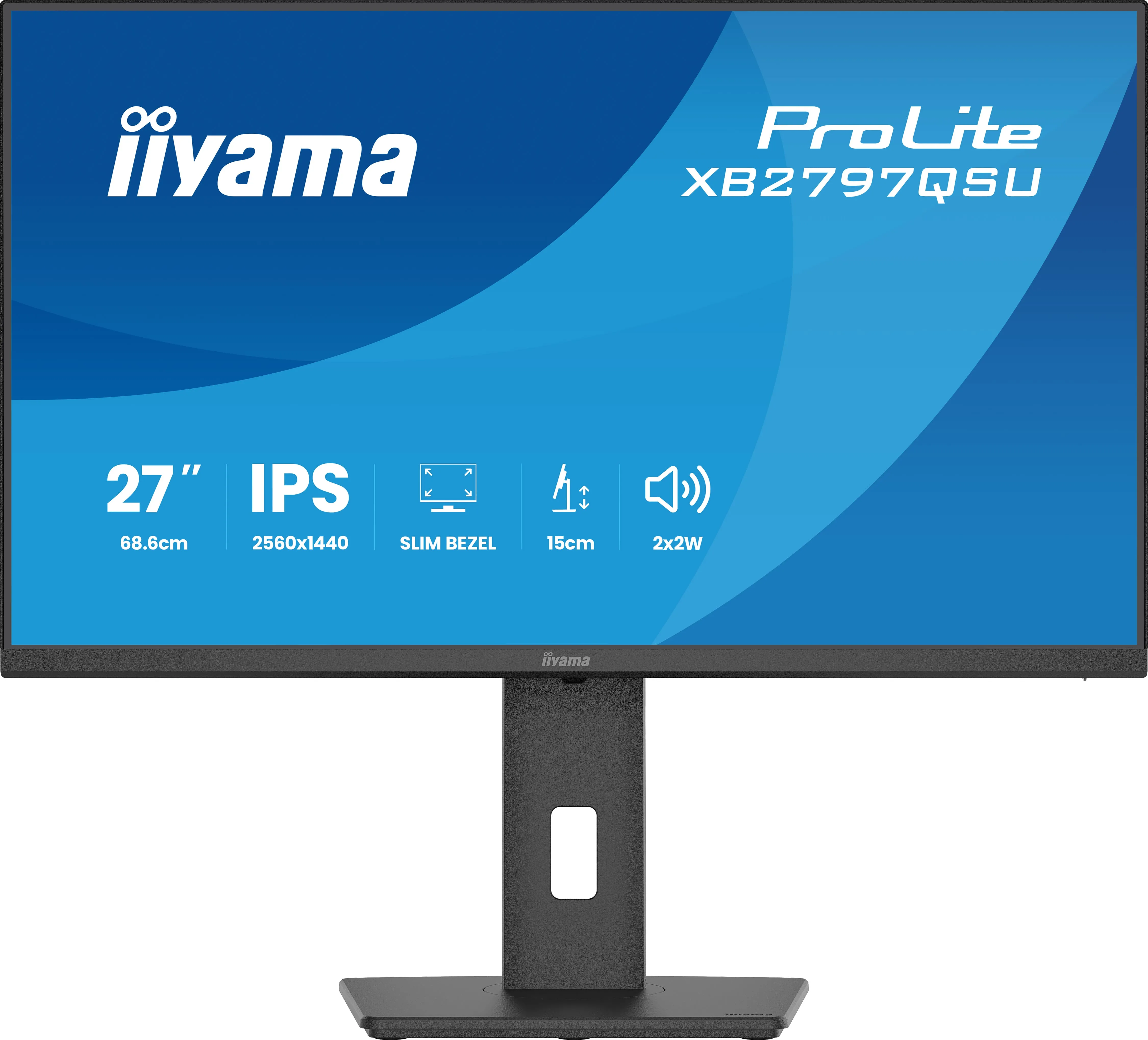 Monitor iiyama ProLite XB2797QSU-B1 27" 2K IPS 75Hz 1ms MPRT