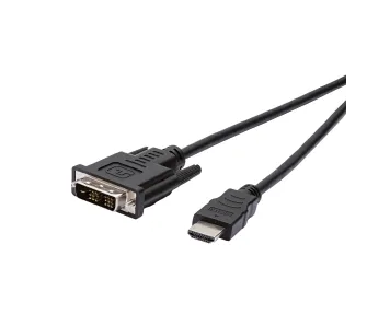 Kabel DVI-HDMI Vivanco VVITCABHDMIDVI200K HDMI – DVI 2m Czarny