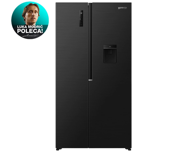 Lodówki - Gorenje G400 SBS NRS917E41BXWD  No Frost Plus 178,6cm MultiFlow SuperCool Komora świeżości Czarny
