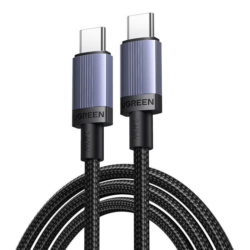 Kabel UGREEN L528 USB-C do USB-C 100W 3m Szary