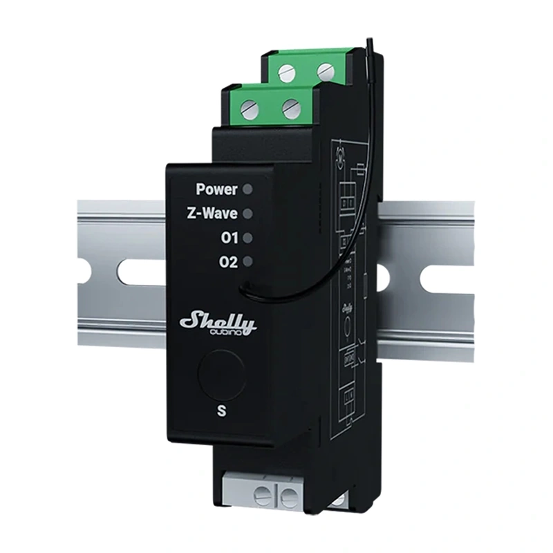 Sterownik rolet Shelly Qubino Wave Pro Shutter DIN Z-Wave