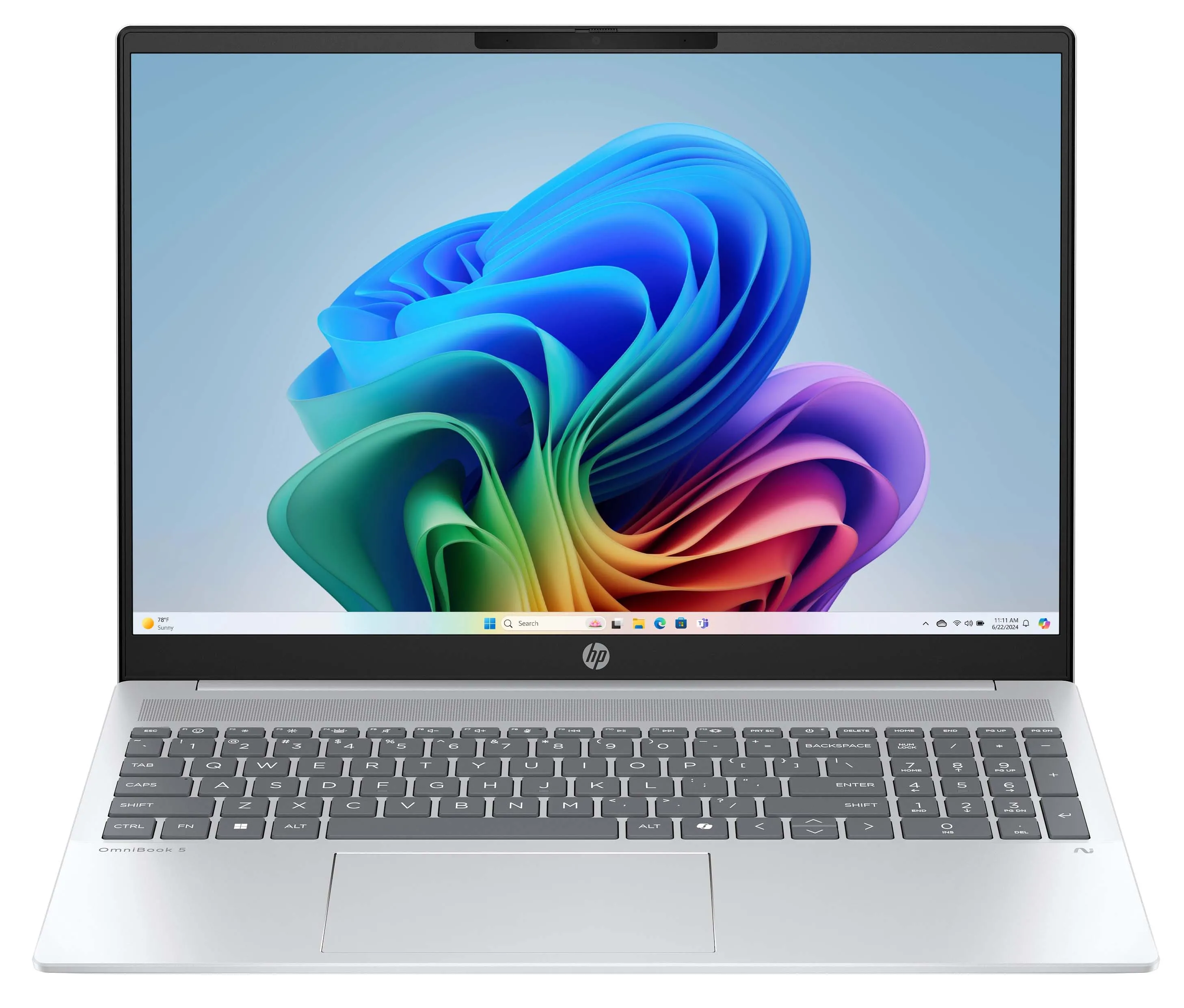Laptop HP OmniBook 5 16-ag1030nw 16" Ryzen AI 7 350 24GB RAM 512GB Dysk SSD Win11 Srebrny Funkcje AI