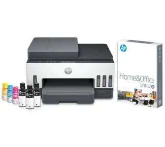 Urządzenie wielofunkcyjne HP Smart Tank 750 6UU47A WiFi Biały + Papier HP Home&Office A4 500 Arkuszy