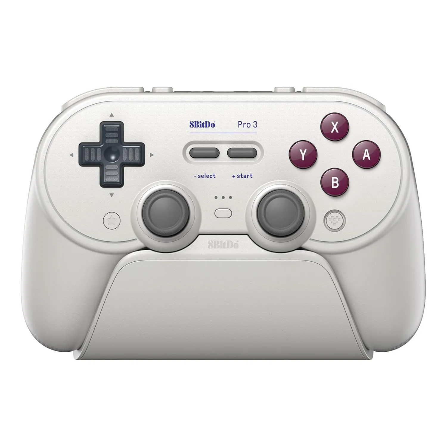 Pad 8BitDo Pro 3 Bluetooth Controller do PC, Nintendo Switch / Switch 2, Android iOS, Bezprzewodowy Biały