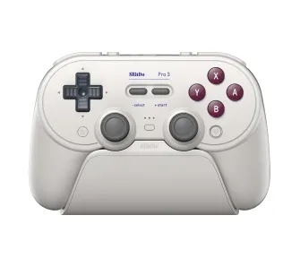 Pad 8BitDo Pro 3 Bluetooth Controller do PC, Nintendo Switch / Switch 2, Android iOS, Bezprzewodowy Biały