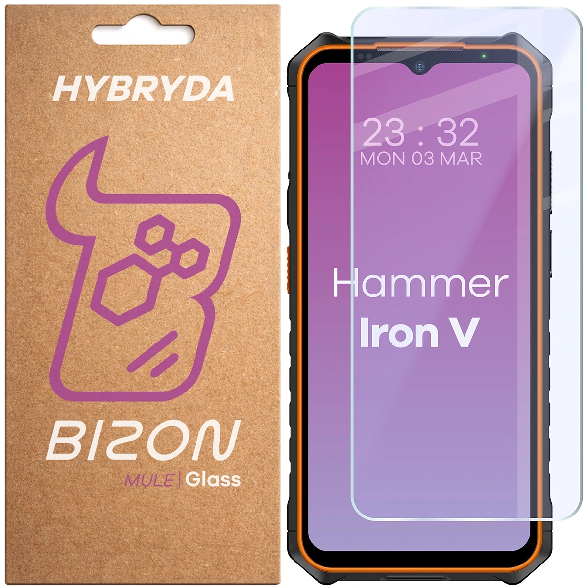 Szkło hybrydowe Bizon elastyczne Glass Mule do HAMMER Iron V