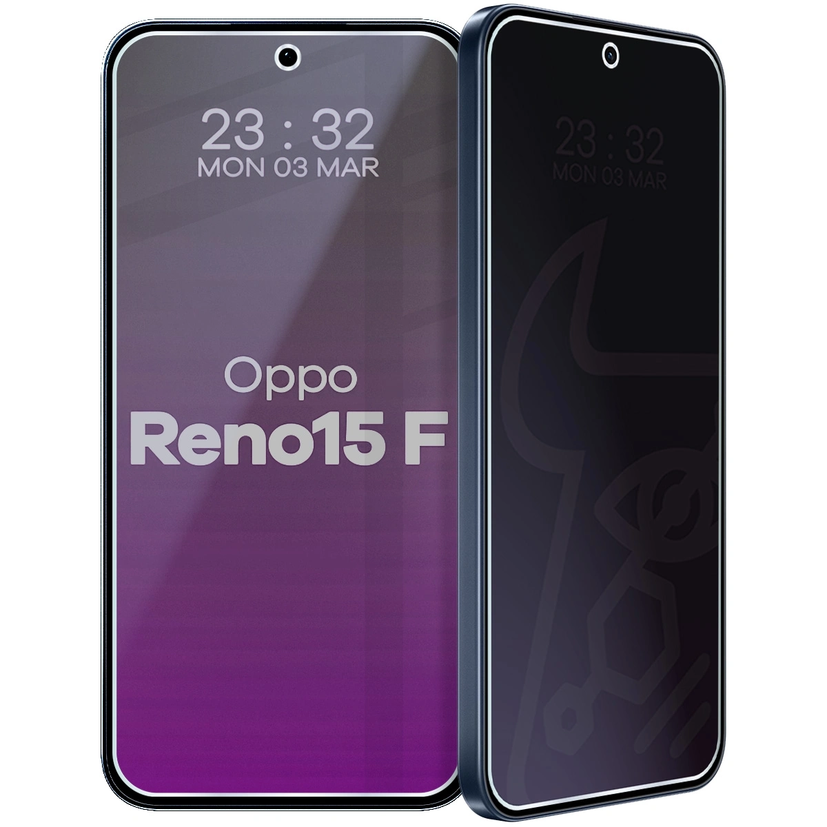 Szkło hybrydowe Bizon prywatyzujące Glass Mule Shadow do Oppo Reno 15 F