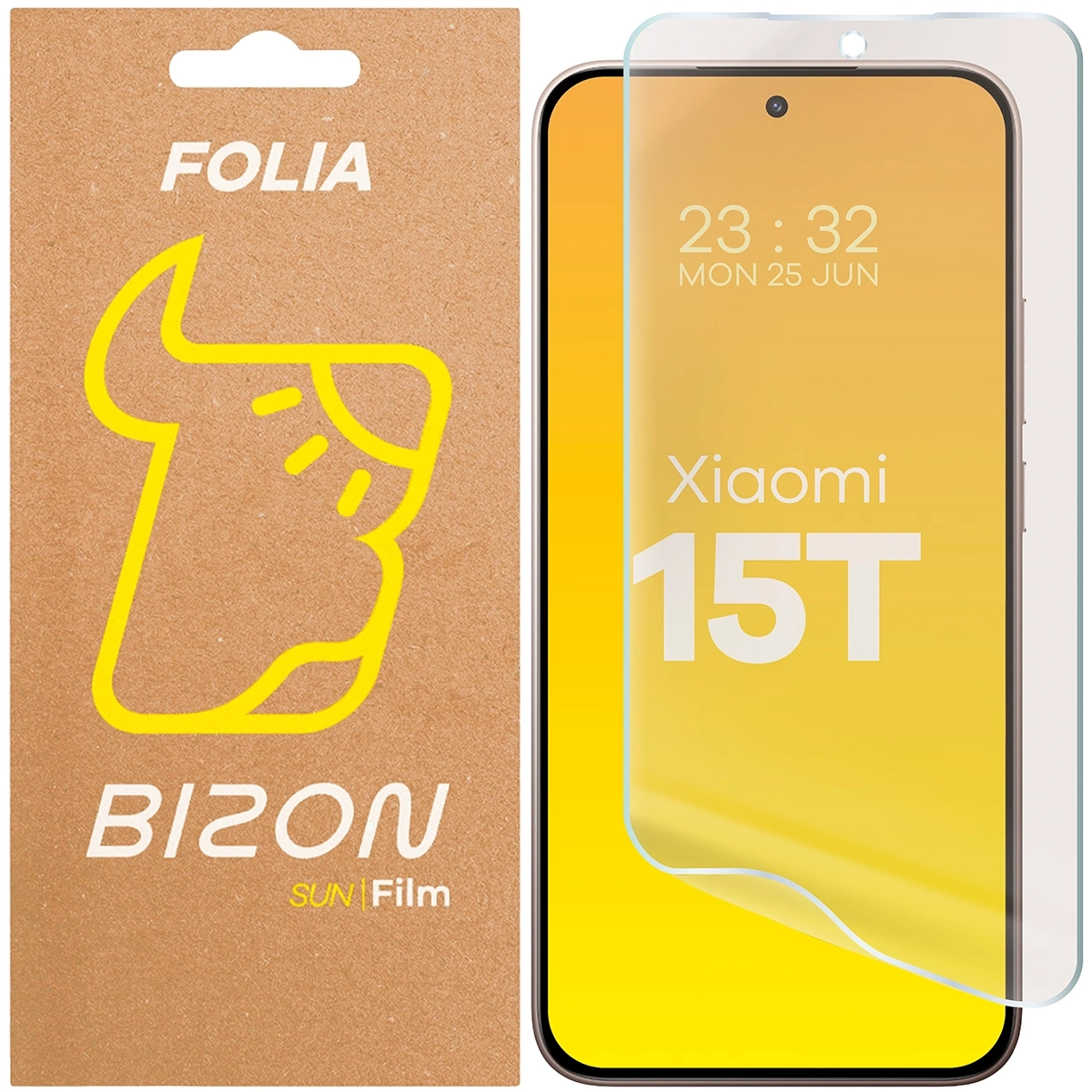 Folia ochronna Bizon matowa Film Sun do Xiaomi 15T