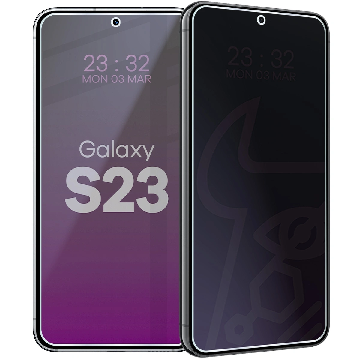 Szkło hybrydowe Bizon prywatyzujące Glass Mule Shadow do Galaxy S23