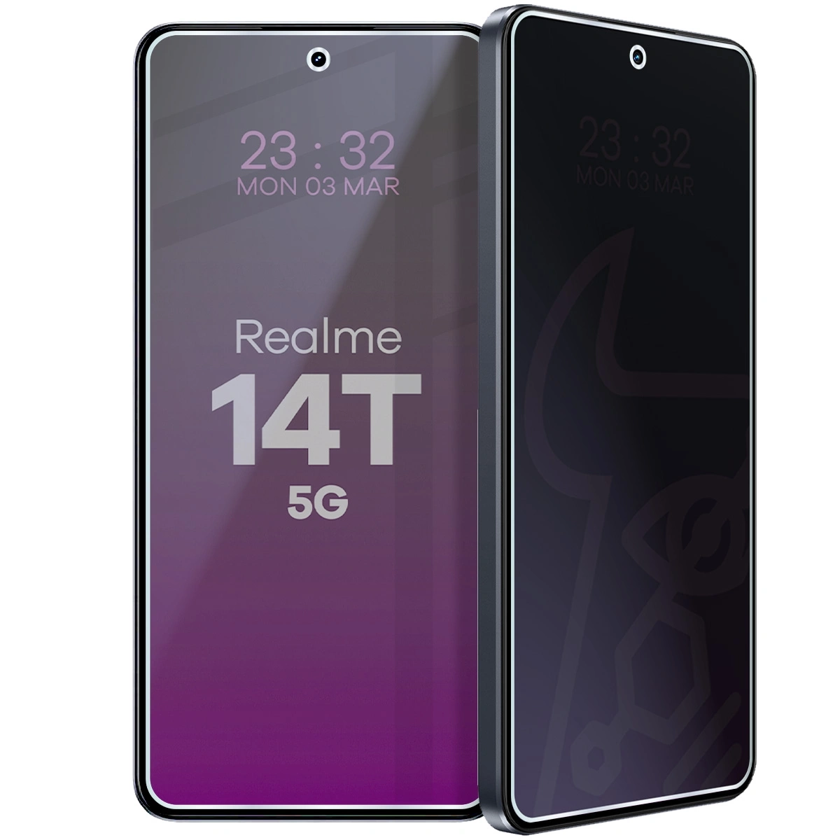 Szkło hybrydowe Bizon prywatyzujące Glass Mule Shadow do Realme 14T 5G