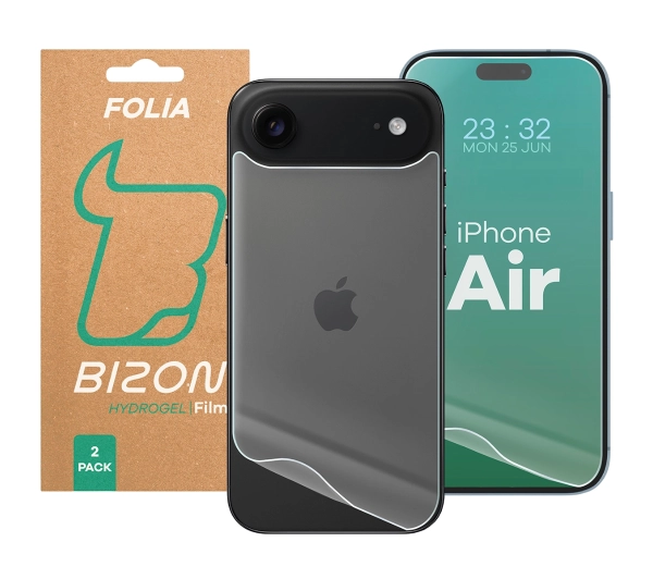Bizon na tył i przód Film Hydrogel Pack do iPhone Air