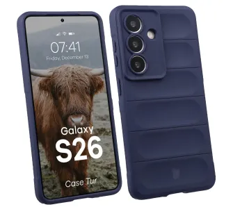 Etui Bizon Tur do Galaxy S26 Granatowy
