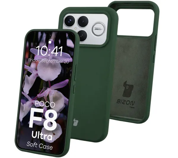 Bizon Soft do Xiaomi POCO F8 Ultra Ciemnozielony