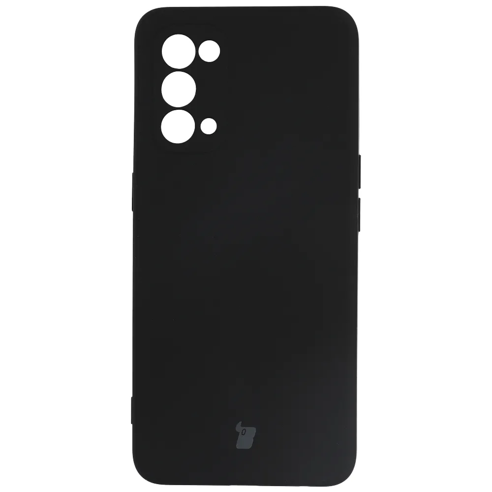 Etui Bizon Silicone do Oppo Reno 5 5G Czarny