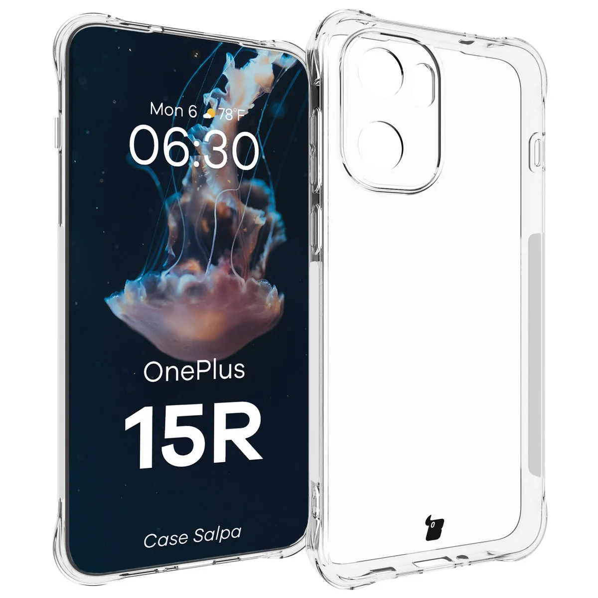 Etui Bizon Salpa do OnePlus 15R Przezroczysty