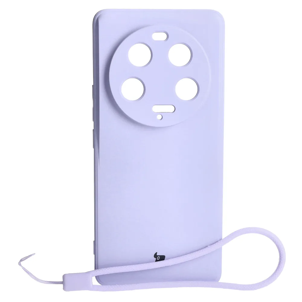 Etui Bizon Silicone Sq do Xiaomi 13 Ultra Liliowy