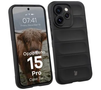 Etui Bizon Tur do Oppo Reno 15 Pro Czarny