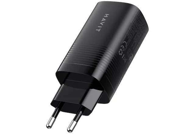 Ładowarka sieciowa Havit UC20 EU USB-A 2x USB-C 65W Czarny