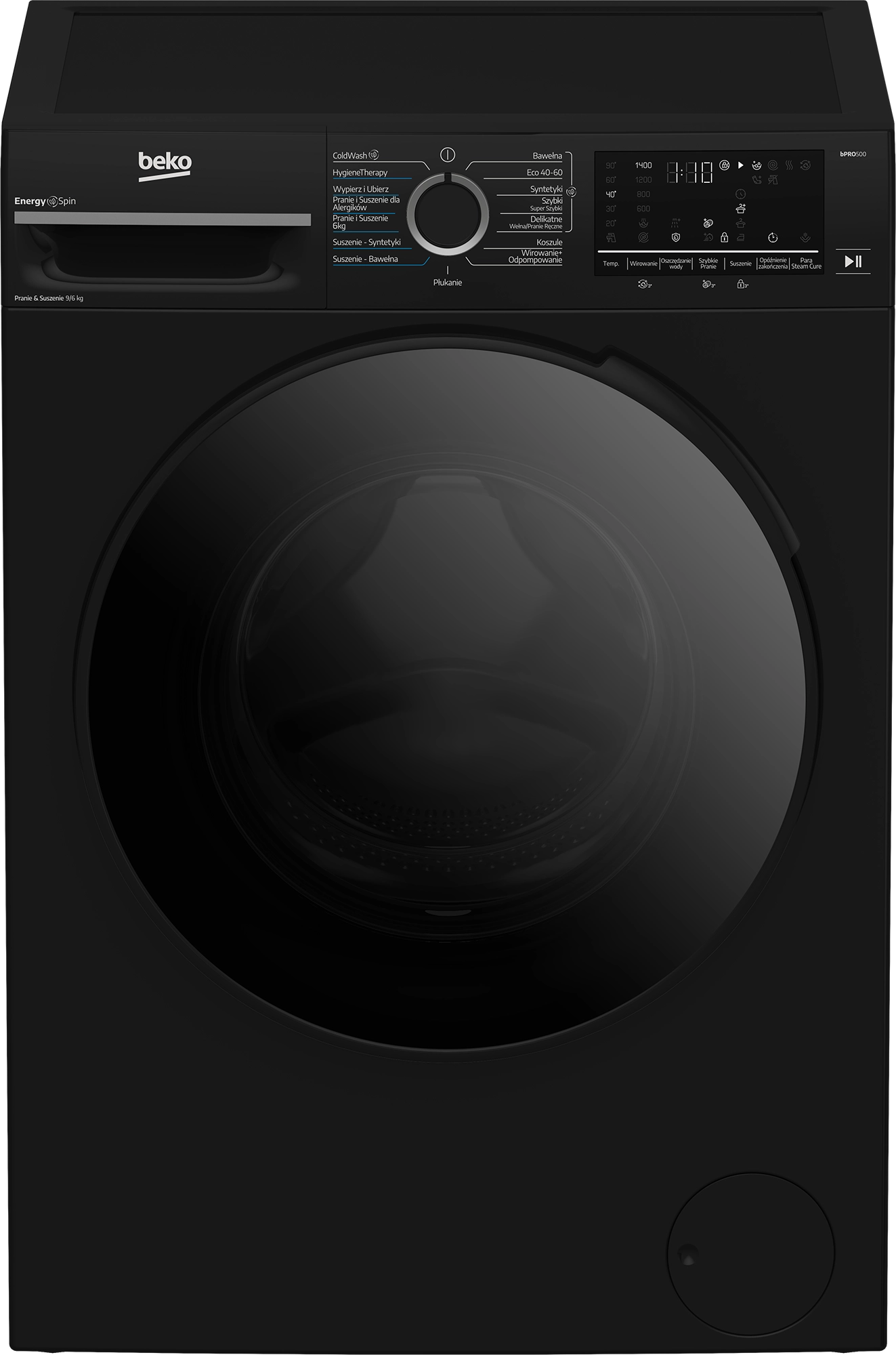 Pralko-suszarka Beko bPro500 BM3DFT4931PBSDC EnergySpin 53,8cm 9kg/6kg