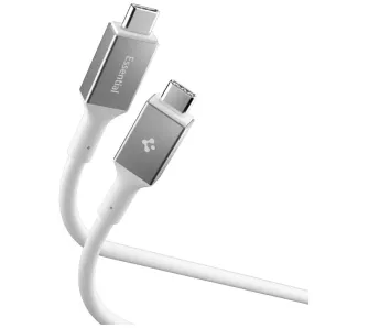 Kabel Spigen EB10020CC Essential USB-C do USB-C 100W 2m Biały