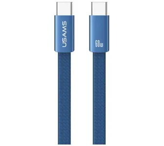 Kabel USAMS U96 USB-C do USB-C 60W 1,2m Niebieski
