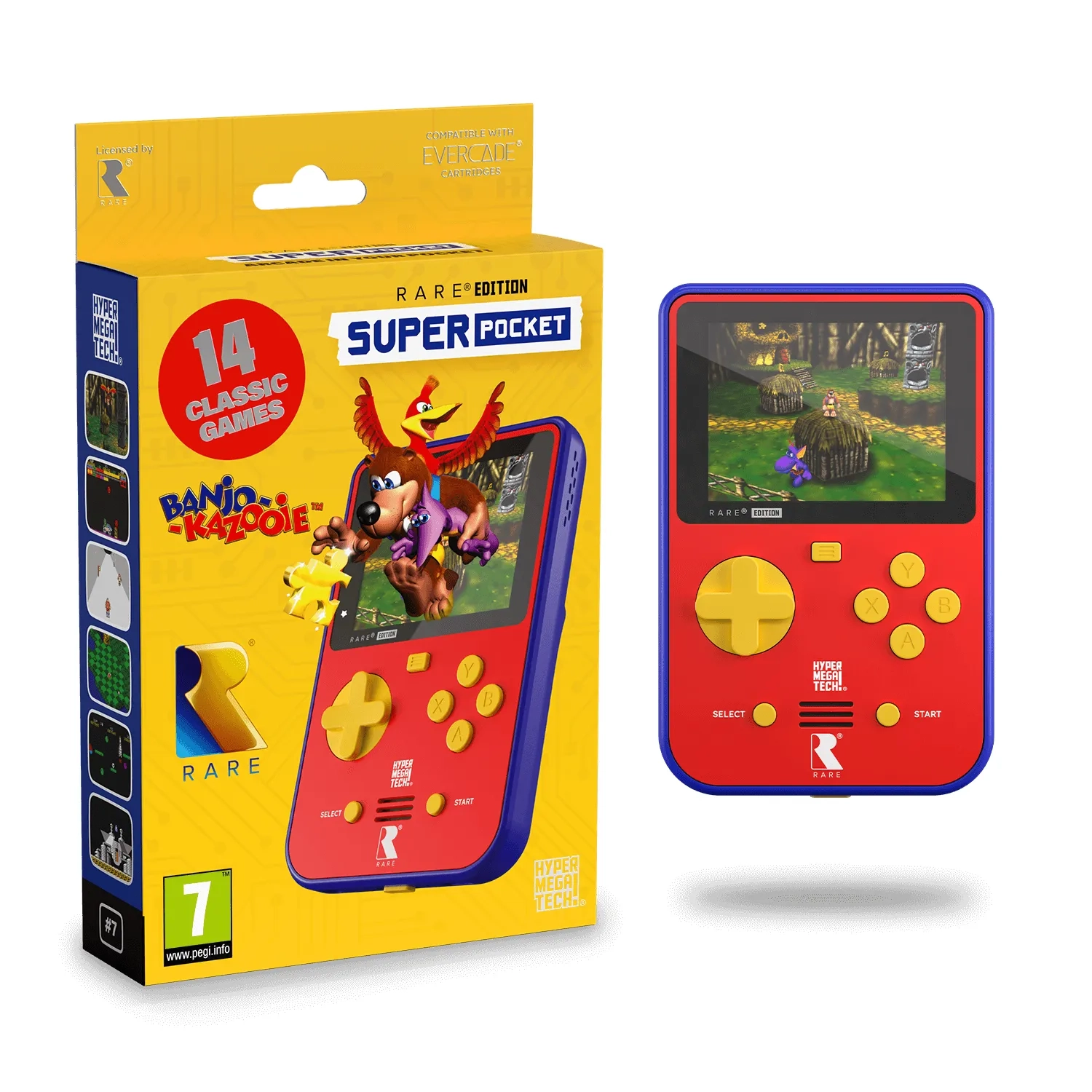 Konsola Hyper Mega Tech! Super Pocket RARE Edition