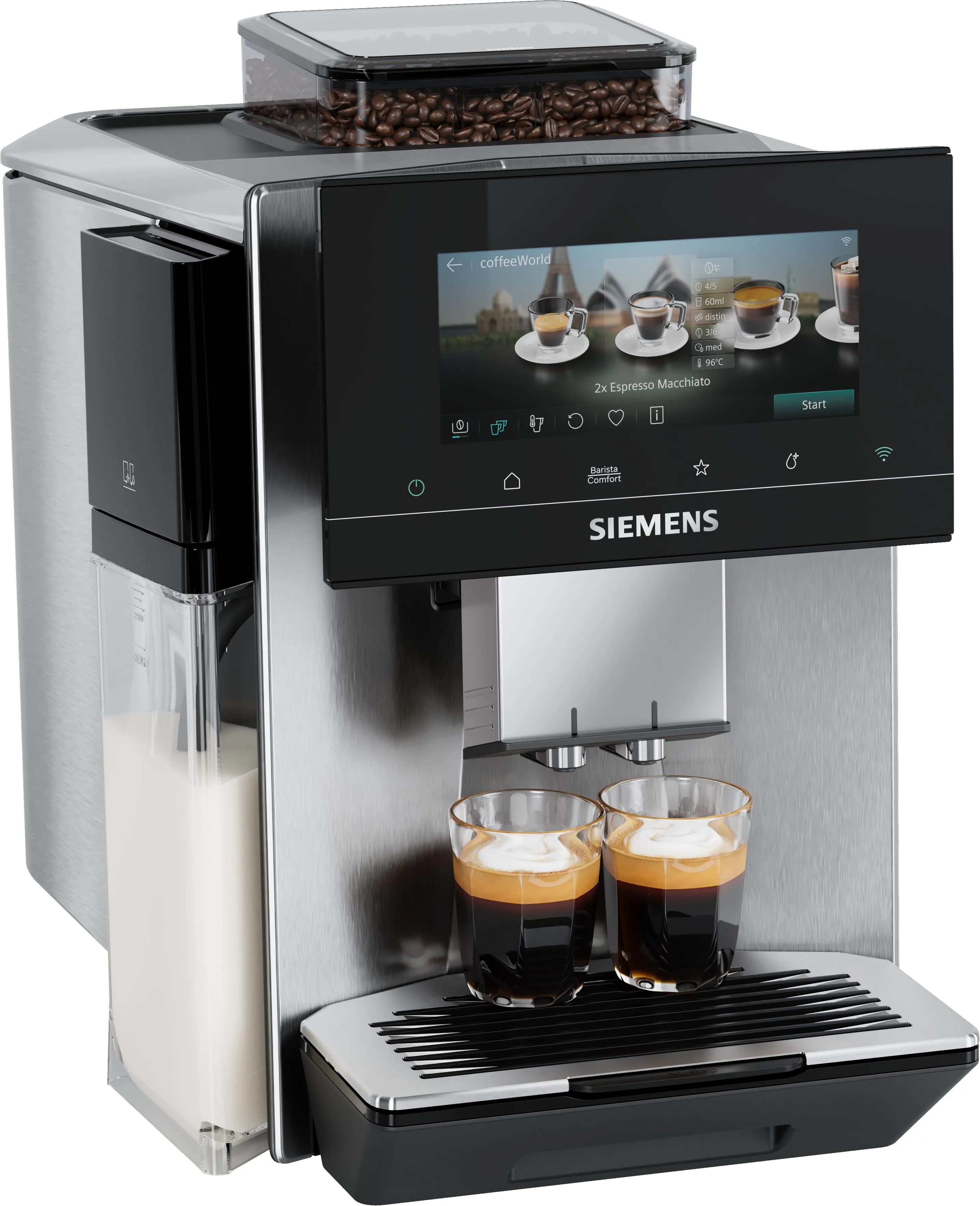 Ekspres Siemens EQ900 iAroma TQ923EZ3 Kawa na zimno Szerokość 31,5cm