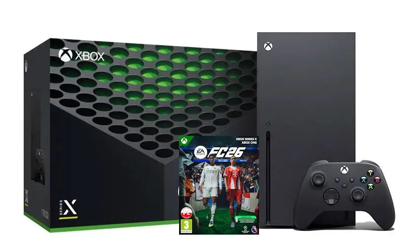 Konsola Xbox Series X 1TB z napędem + EA SPORTS FC 26