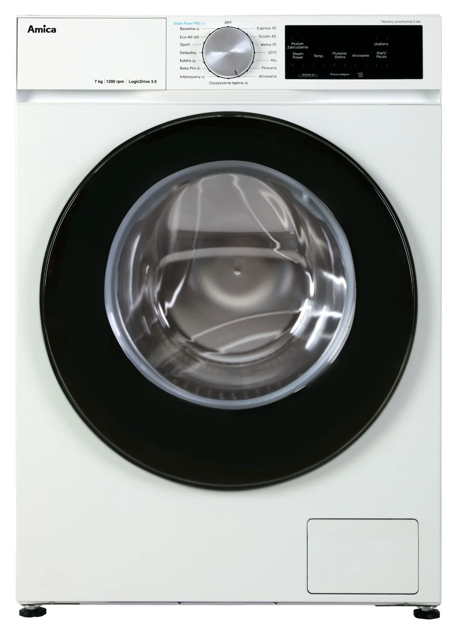 Pralka Amica EWA7S12ALISR3 Slim 7kg 1200obr/min