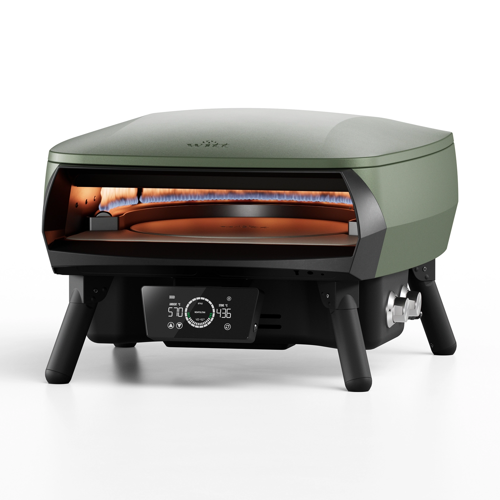 Piec do pizzy Witt Etna Rotante Control 13" 100002425 6100W Regulacja temperatury 33cm