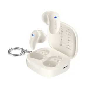 Słuchawki bezprzewodowe Belkin SoundForm Anywhere Douszne Bluetooth 5.4 Piaskowy