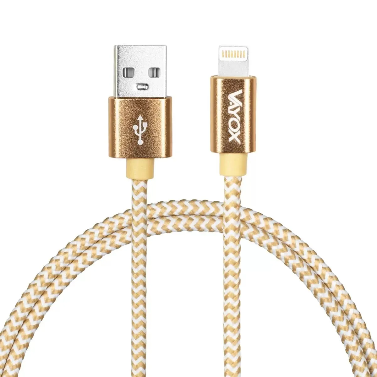 Kabel Vayox VA0185 USB-A do Lightning 2m Złoty