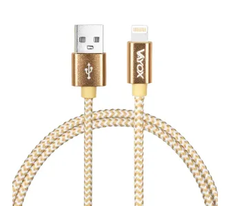 Kabel Vayox VA0185 USB-A do Lightning 2m Złoty