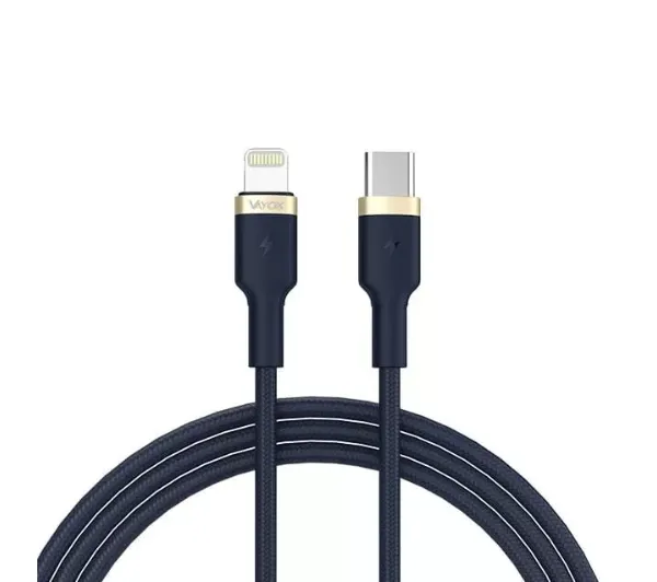 Vayox VA0061 Premium line USB-C - Lightning PD 20W 1m Granatowy