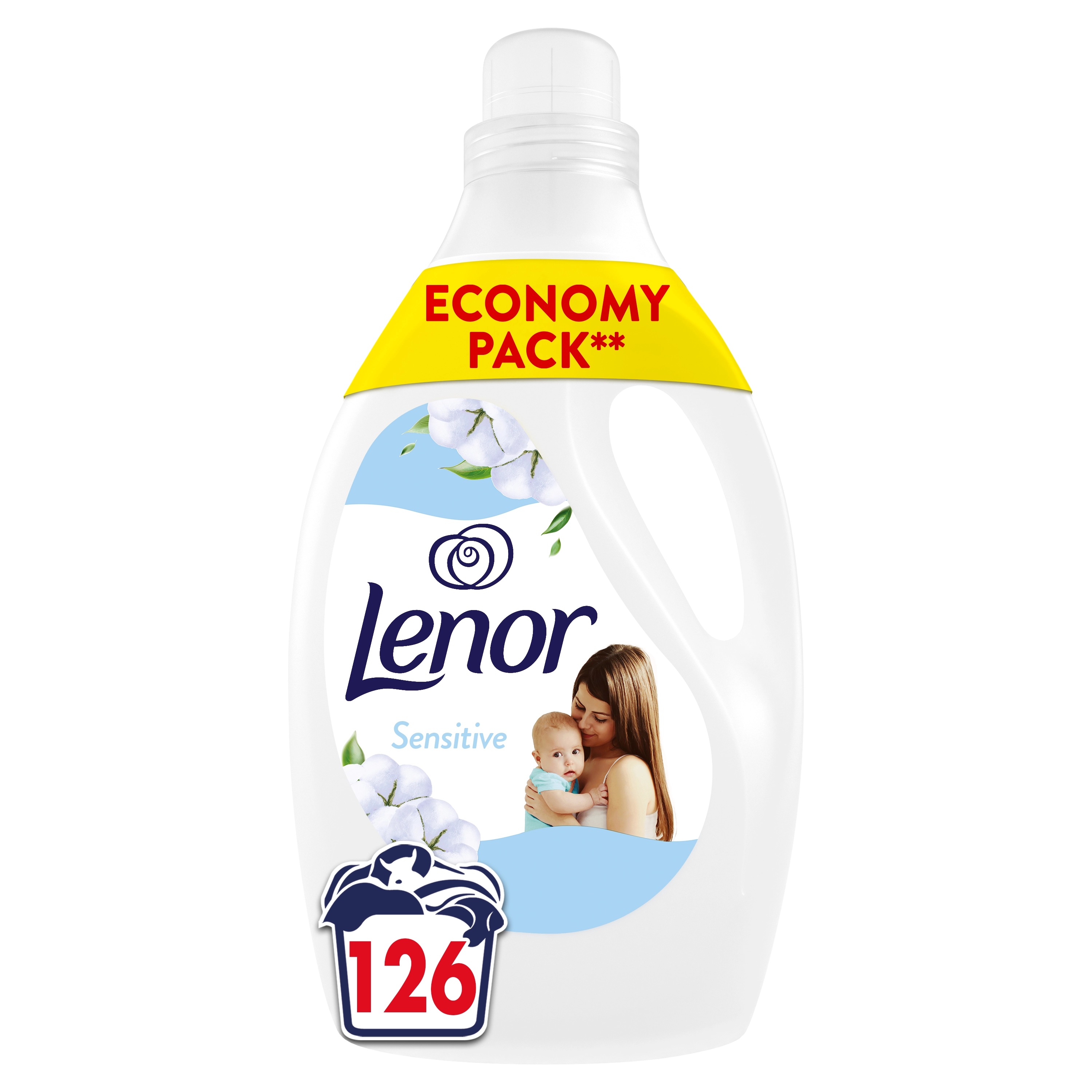 Płyn do płukania Lenor Sensitive 126 prań 2.65l